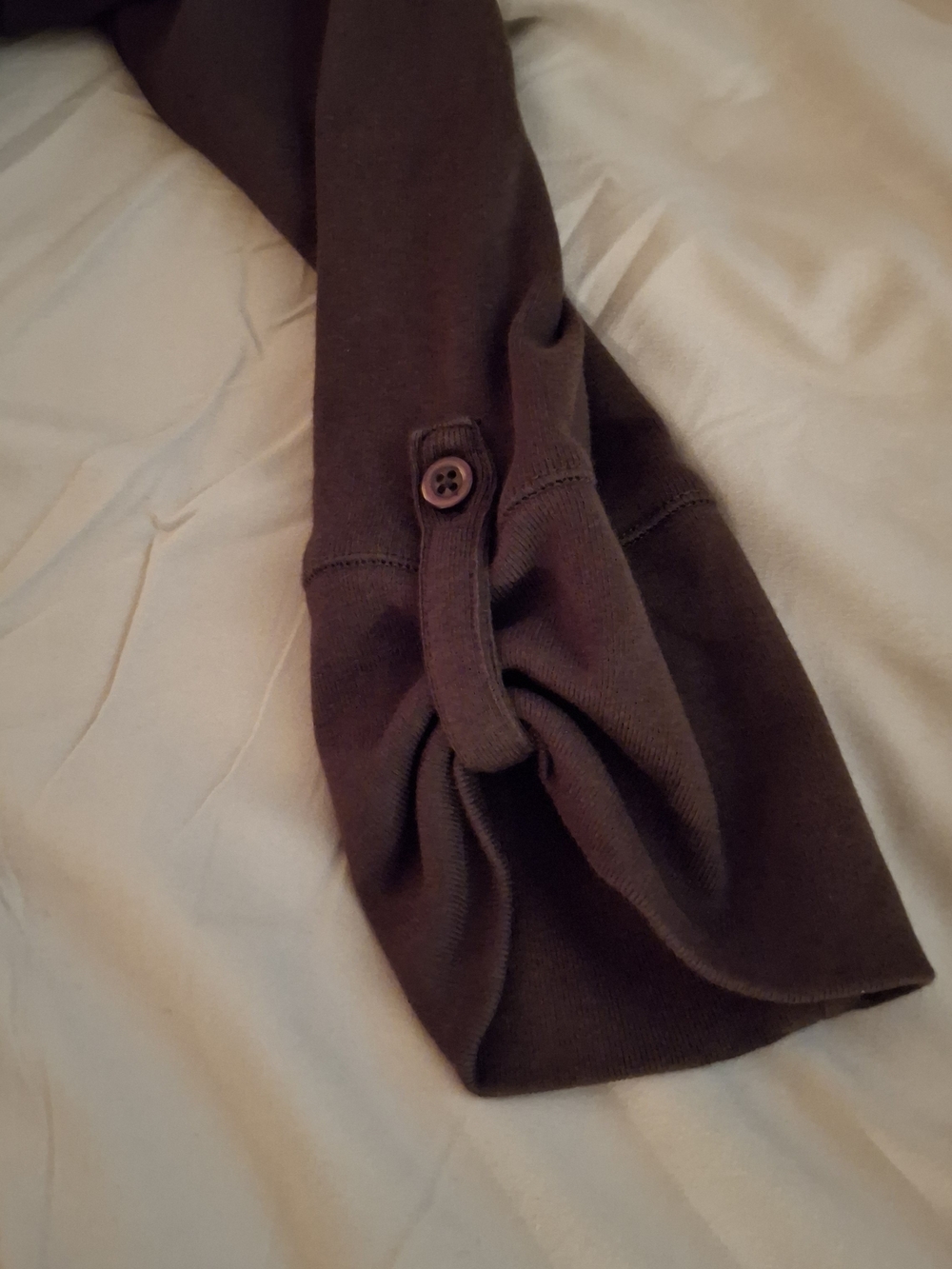 Kim Rogers Chocolate Brown Open-Front Cardigan - Picture 4 of 6